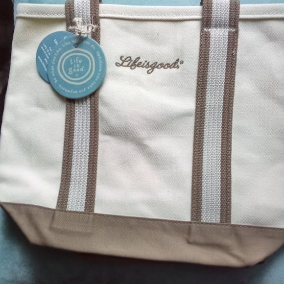 Life Is Good Bags Life Is Good Mini Ultimate Tote Ivory Poshmark